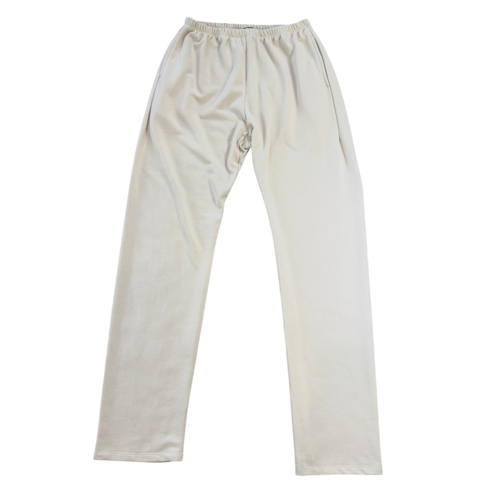 Naked Wardrobe Large Cream Beige‎ French Terry Sweatpants New Large Cotton L